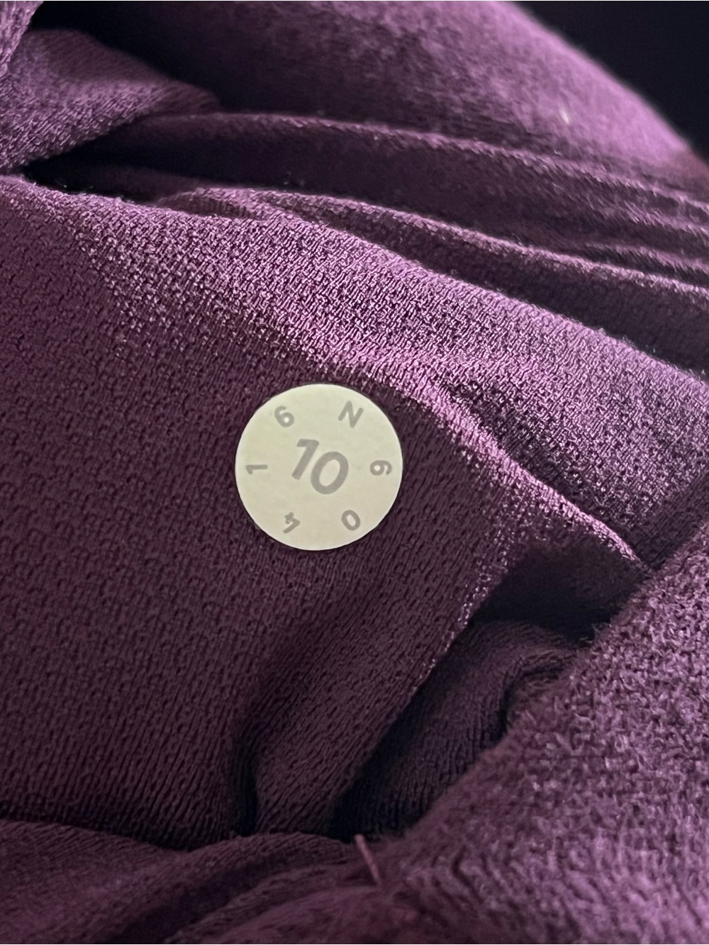 lululemon athletica Women's Full-Zip Hoodie in Deep Plum - Picture 6 of 8